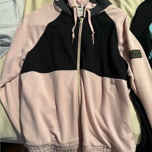 Victoria's Secret Pink and Black Hoodie